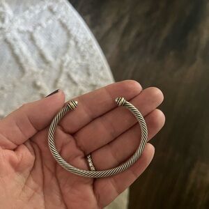 David Yurman Silver Twisted Bracelet